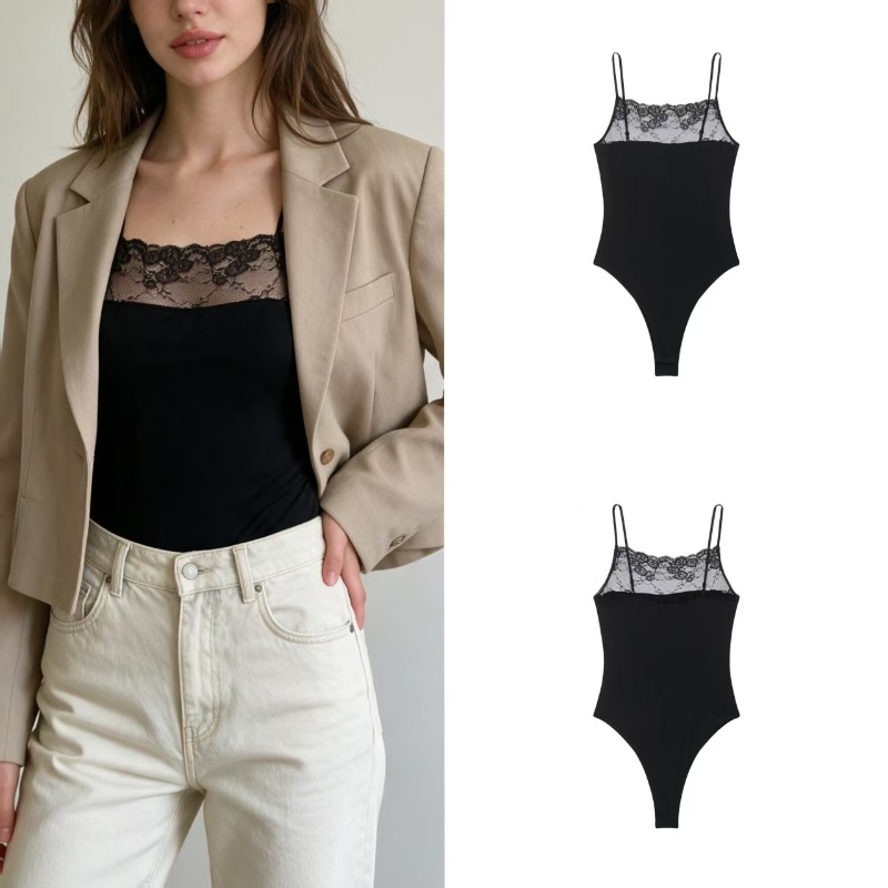 Cami Top Lace - 2026 Minimalist Women Lace Panel Back