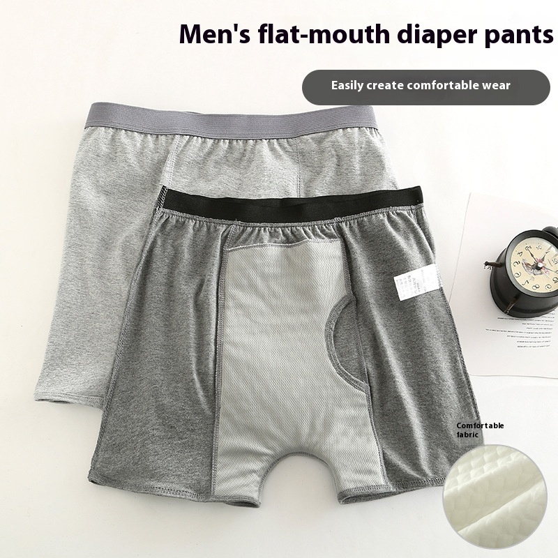 Seamless Underwear Women - Men's Anti-leakage Short Absorbent Panties Diaper