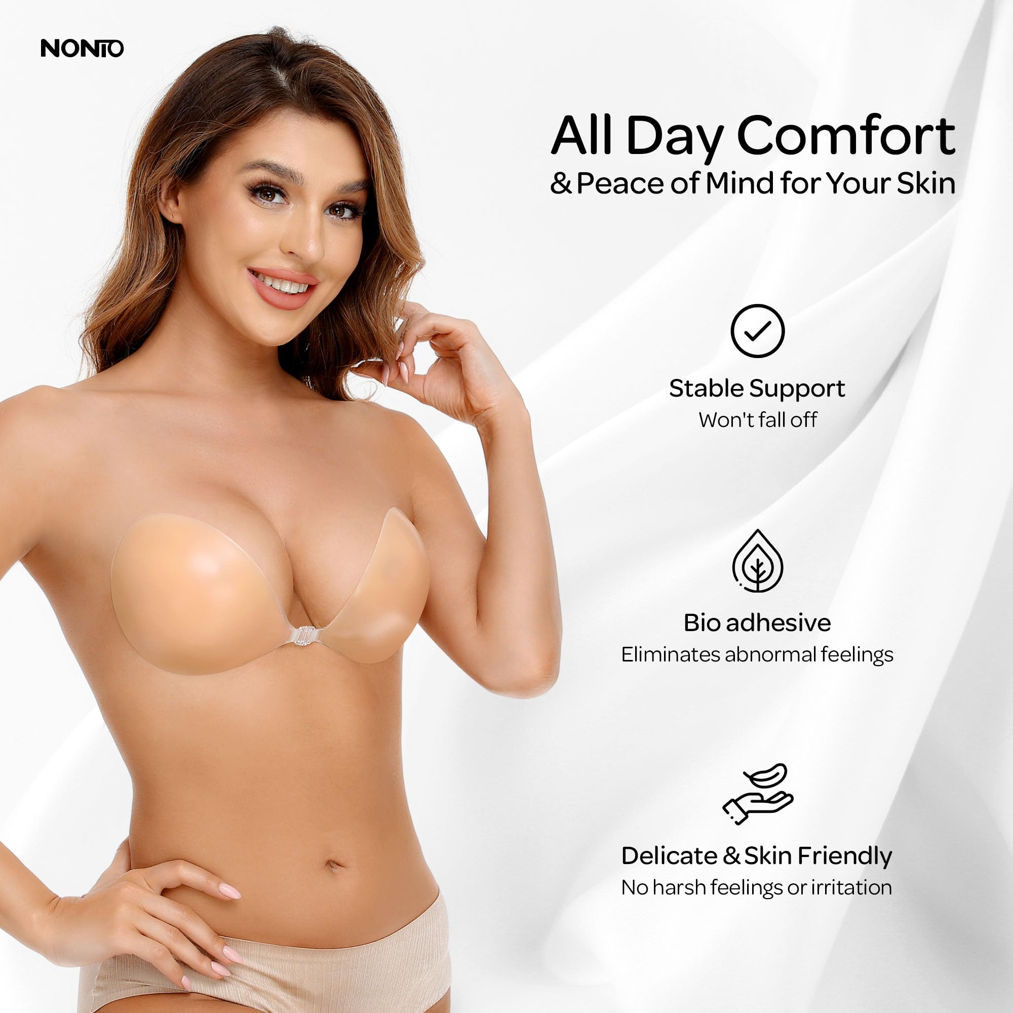 Adhesive Bra Strapless Sticky  - Strapless Bra Backless review and price