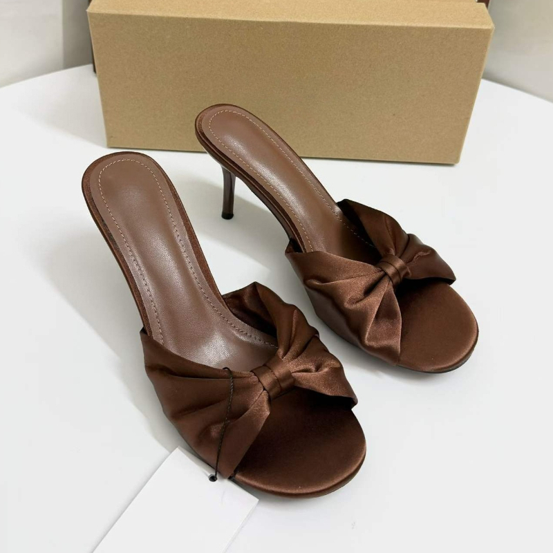 Satin Bow Mules High Heels For - Slip Dress Satin review and price
