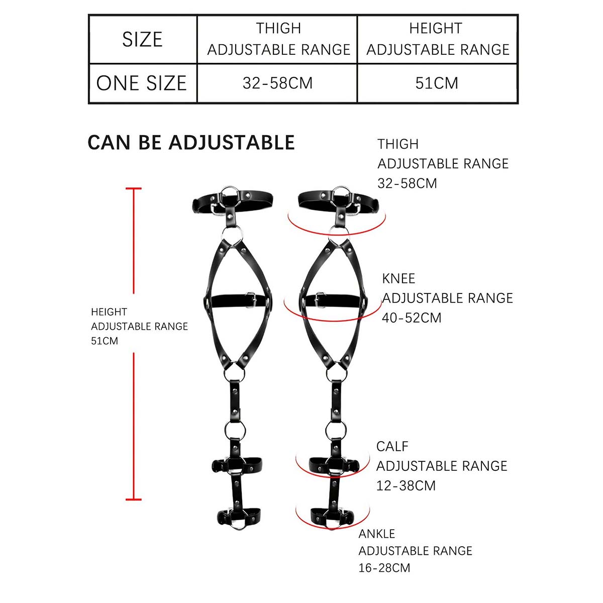 Sexy BDSM Thigh Garter Leather - Garter Belt Set review and price