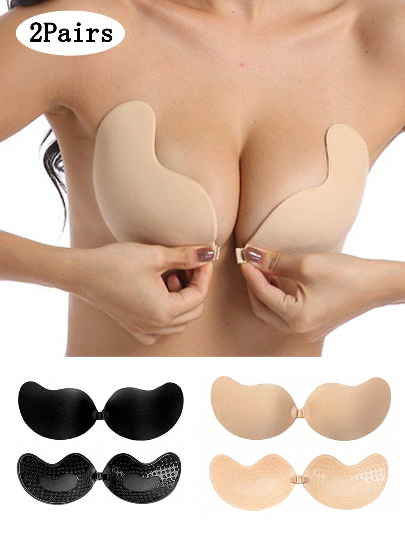 2-pack Women's Self-Adhesive I - Push Up Bra Padded review and price