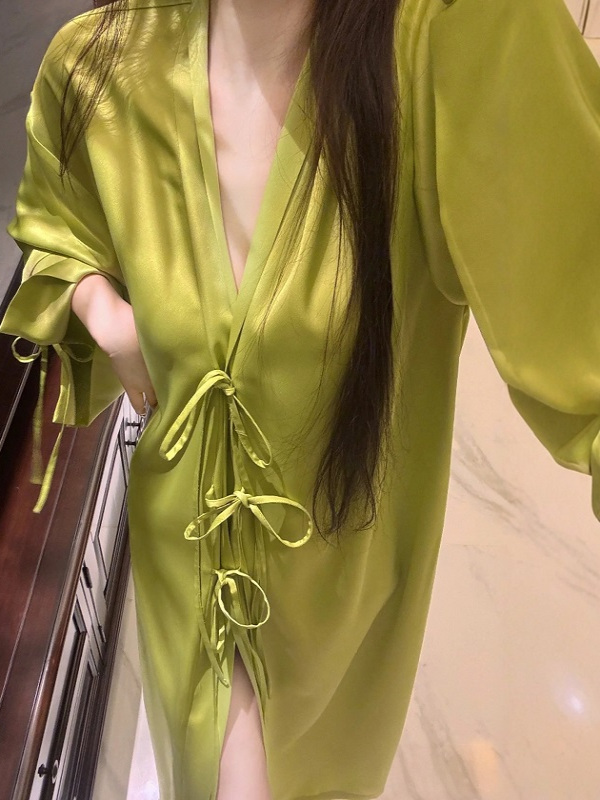 Lightweight Long Sleeve Ice Si - Robe Silk Women review and price